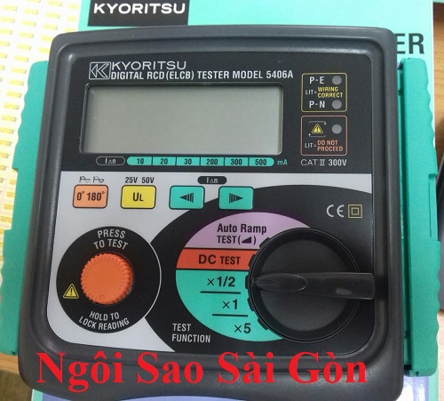 máy đo dong 2 rò, máy đo dòng kyoritsu 5406a